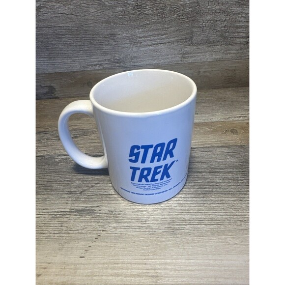 Lot of 2  STAR TREK 1989 & 2017 Mug Spock Kirk McCoy Kilncraft Heat Changing - Picture 5 of 12
